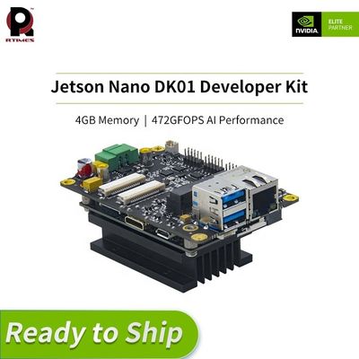 Kit de développement NVIDIA Jetson Nano RTS-NANO-DK01 avec 4 Go de RAM et boîtier de caméra intégré